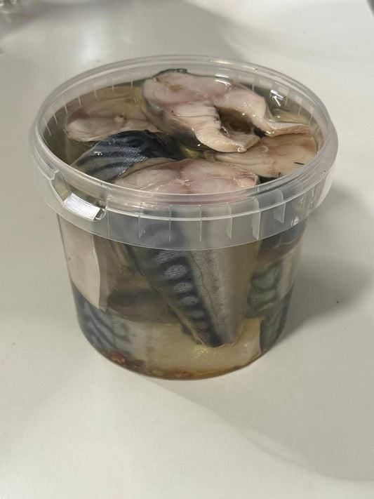 Mackerel in oil, 1 kg