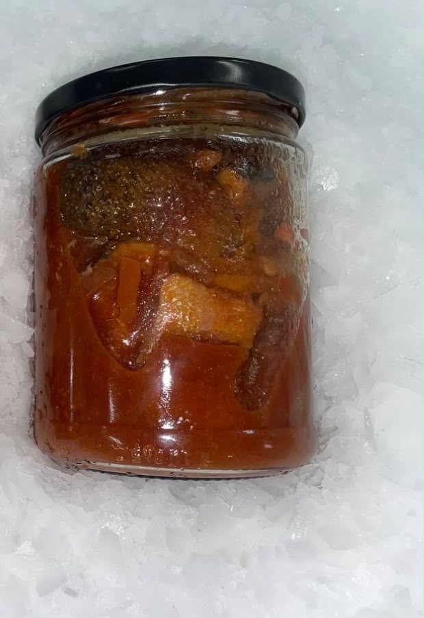 Rainbow trout in tomato sauce with vegetables (500 g)