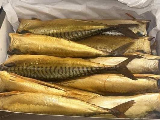 Cold-smoked mackerel