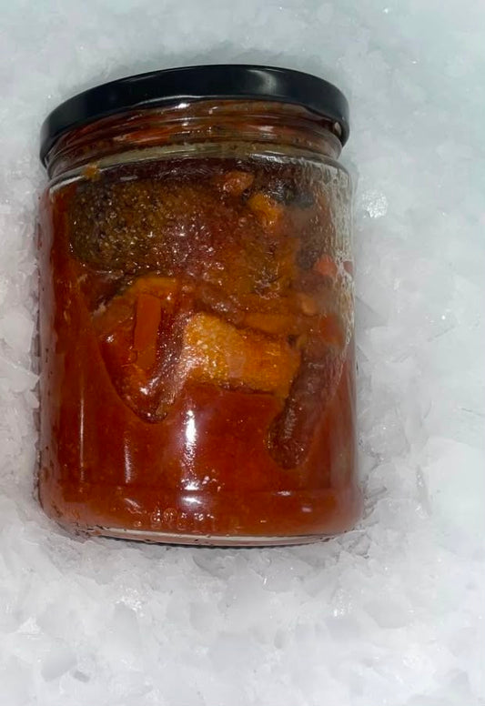 Rainbow trout in tomato sauce with vegetables (500 g)