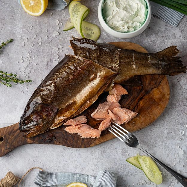 Hot-smoked trout 1 kg