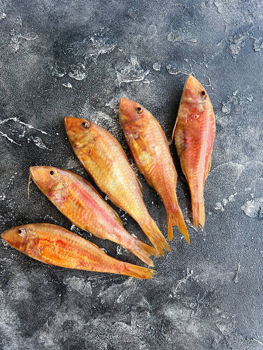 Red mullet cold smoked